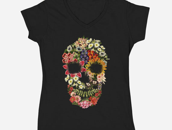 Floral Skull Vintage