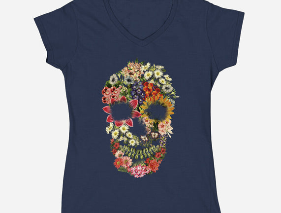 Floral Skull Vintage