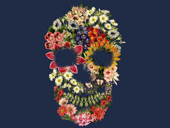 Floral Skull Vintage