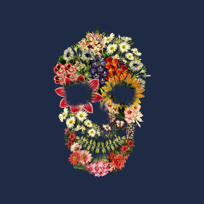 Floral Skull Vintage-none stretched canvas-tobefonseca