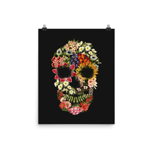 Floral Skull Vintage