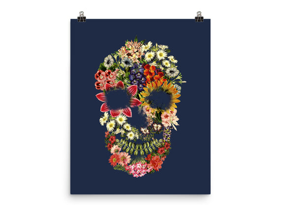 Floral Skull Vintage