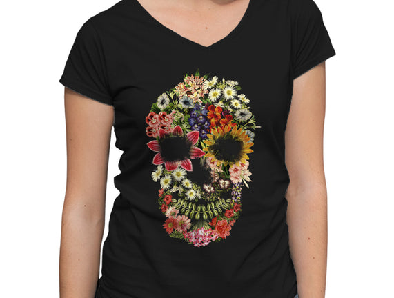 Floral Skull Vintage