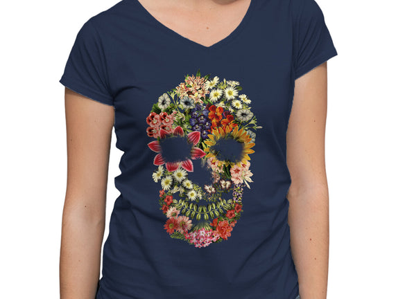 Floral Skull Vintage