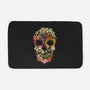 Floral Skull Vintage-none memory foam bath mat-tobefonseca