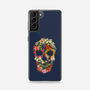 Floral Skull Vintage-samsung snap phone case-tobefonseca