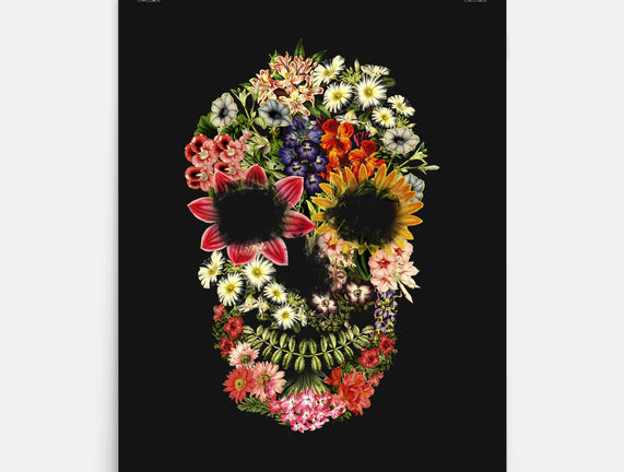 Floral Skull Vintage