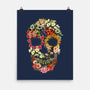 Floral Skull Vintage-none matte poster-tobefonseca