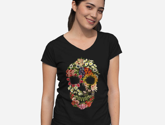 Floral Skull Vintage