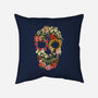 Floral Skull Vintage-none removable cover w insert throw pillow-tobefonseca