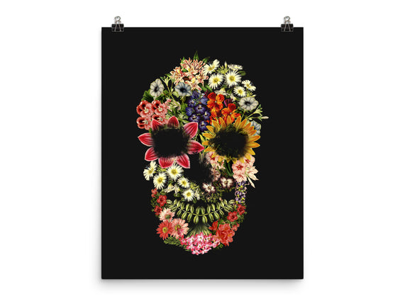 Floral Skull Vintage