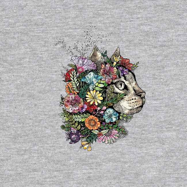 Flower Cat-womens basic tee-scarletknightco