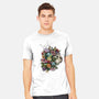 Flower Cat-mens heavyweight tee-scarletknightco