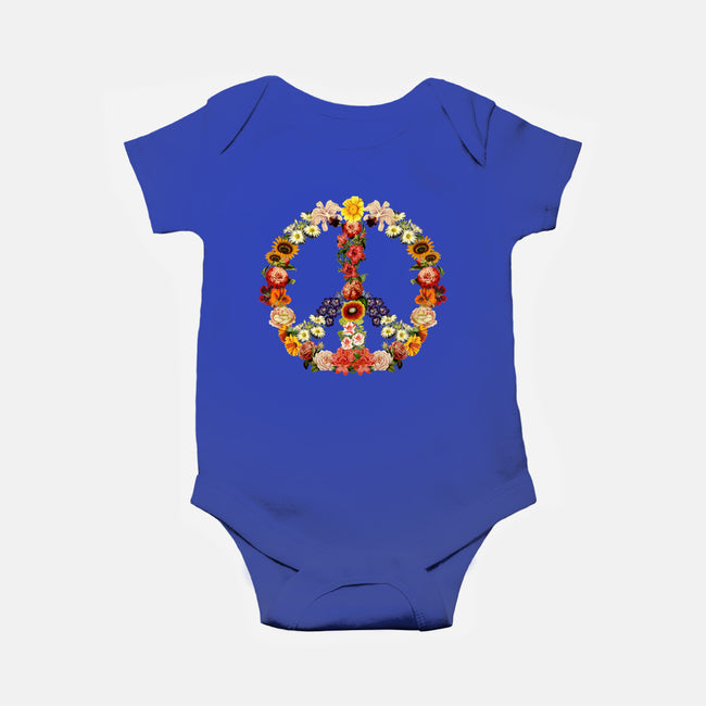 Flower Power-baby basic onesie-tobefonseca