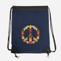 Flower Power-none drawstring bag-tobefonseca