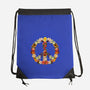 Flower Power-none drawstring bag-tobefonseca