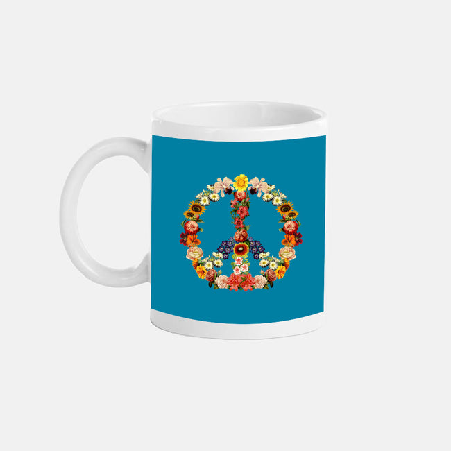 Flower Power-none glossy mug-tobefonseca