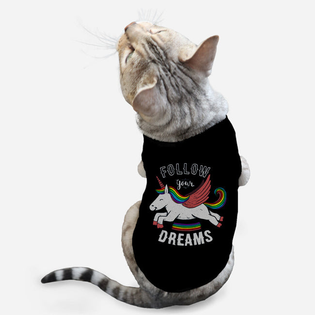 Follow Your Dreams-cat basic pet tank-tobefonseca