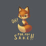 For Fox Sake!-youth crew neck sweatshirt-BlancaVidal