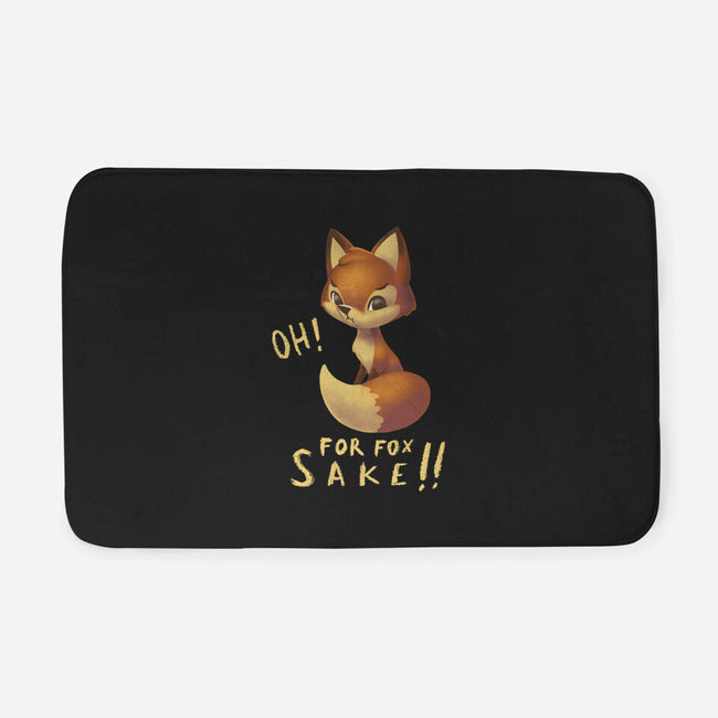 For Fox Sake!-none memory foam bath mat-BlancaVidal