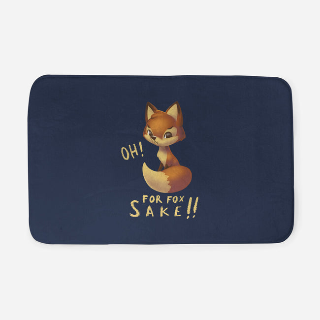 For Fox Sake!-none memory foam bath mat-BlancaVidal