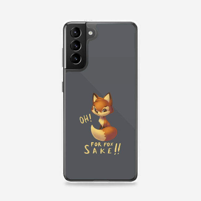 For Fox Sake!-samsung snap phone case-BlancaVidal