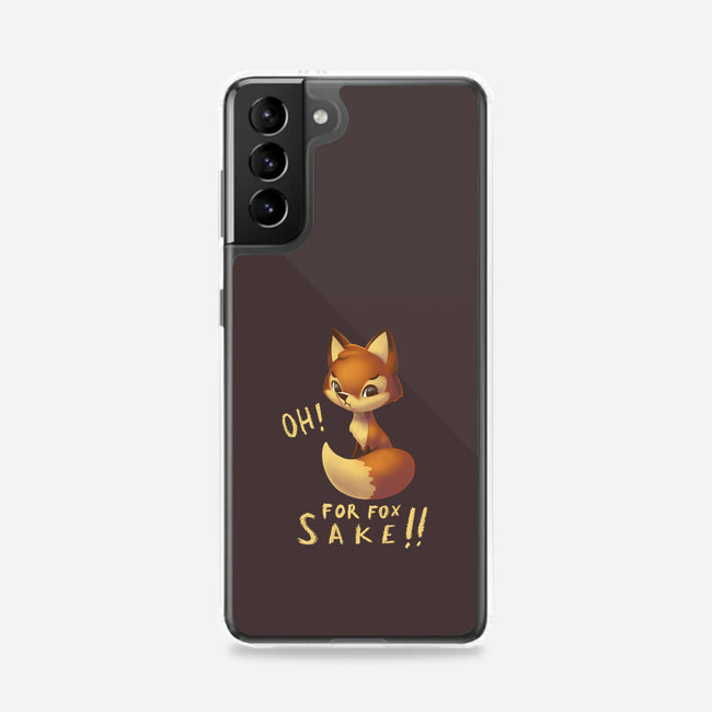 For Fox Sake!-samsung snap phone case-BlancaVidal