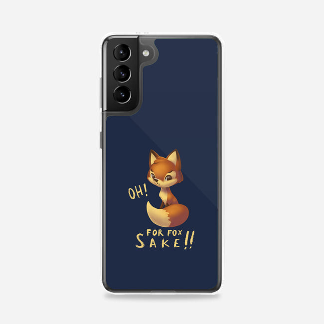 For Fox Sake!-samsung snap phone case-BlancaVidal