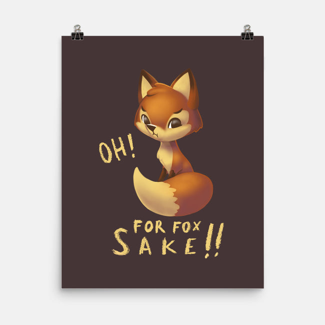 For Fox Sake!-none matte poster-BlancaVidal