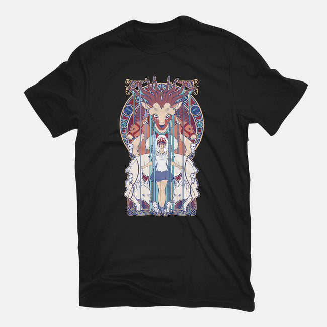 Forest Fight-mens heavyweight tee-ChocolateRaisinFury