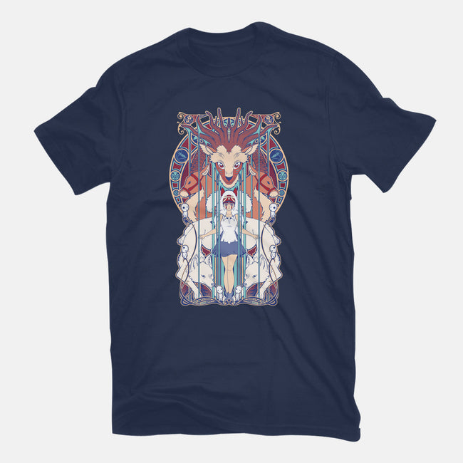 Forest Fight-mens heavyweight tee-ChocolateRaisinFury