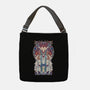Forest Fight-none adjustable tote-ChocolateRaisinFury