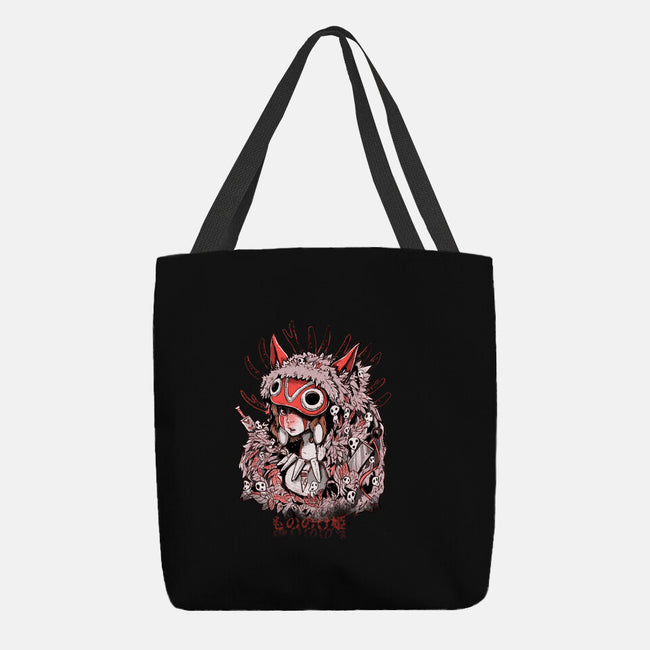 Forest Princess Warrior-none basic tote-Ewel