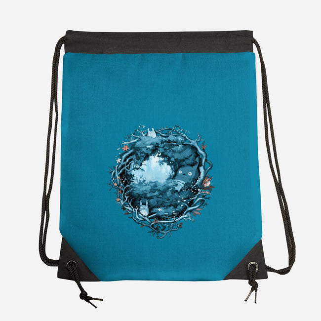 Forest Spirits-none drawstring bag-Crumblin' Cookie