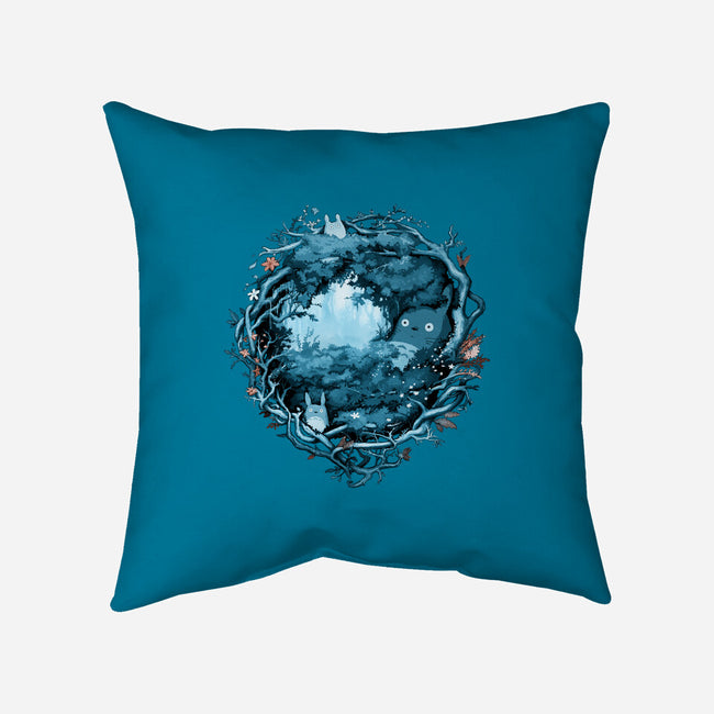 Forest Spirits-none removable cover w insert throw pillow-Crumblin' Cookie