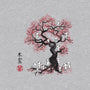 Forest Spirits Sumi-e-womens v-neck tee-DrMonekers