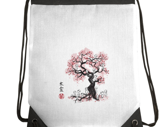 Forest Spirits Sumi-e