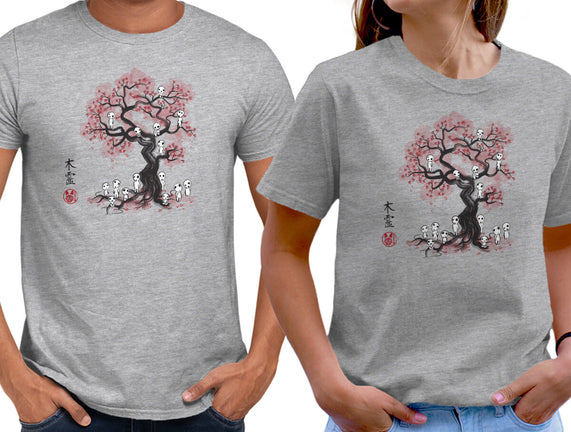 Forest Spirits Sumi-e