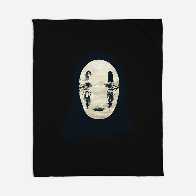 Forest Without a Face-none fleece blanket-dandingeroz