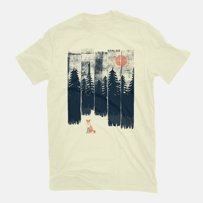 Fox In the Wild-womens fitted tee-ndtank