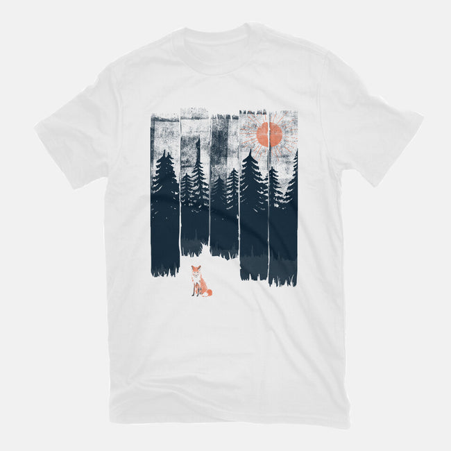 Fox In the Wild-womens basic tee-ndtank