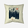 Fox In the Wild-none removable cover w insert throw pillow-ndtank