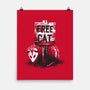 Free Cat-none matte poster-zula
