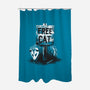 Free Cat-none polyester shower curtain-zula