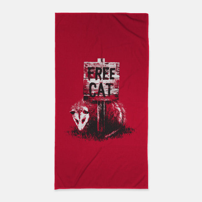 Free Cat-none beach towel-zula