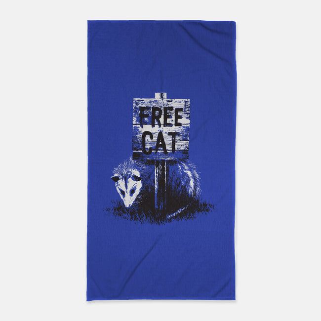 Free Cat-none beach towel-zula