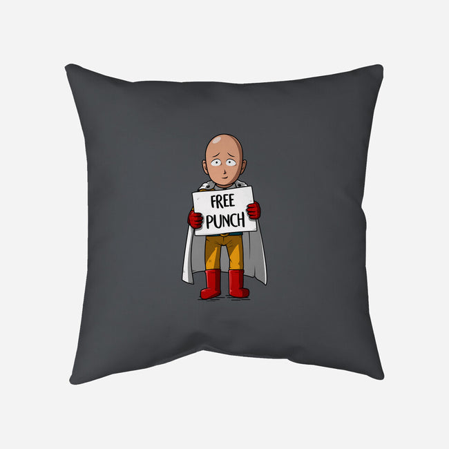 Free Punch-none non-removable cover w insert throw pillow-ducfrench