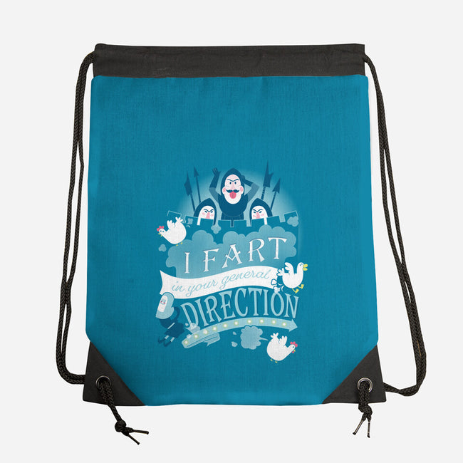 French Taunting-none drawstring bag-queenmob