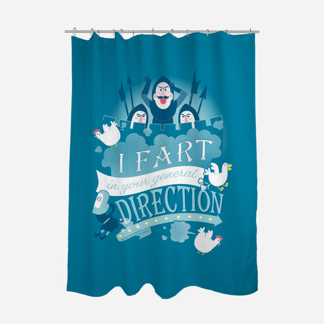 French Taunting-none polyester shower curtain-queenmob