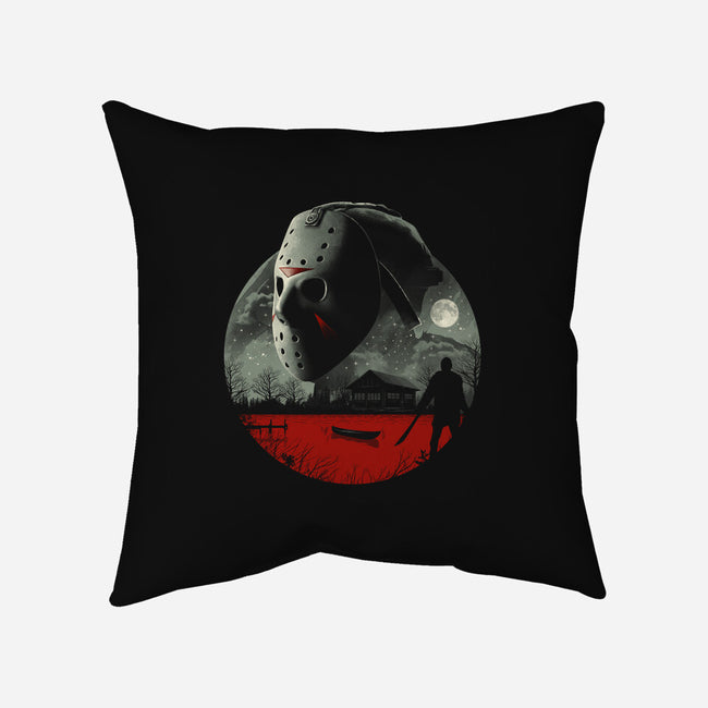 Friday in Camp Blood-none removable cover w insert throw pillow-vp021